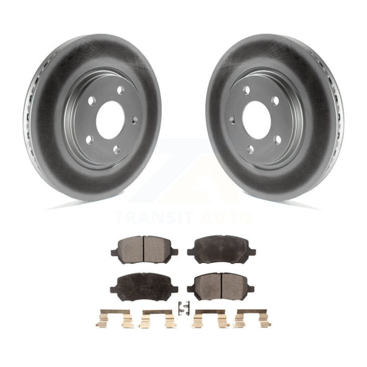 Coated Disc Rotors and Ceramic Brake Pads Kit-KGT-100026 - Kit.bestparts.ca
