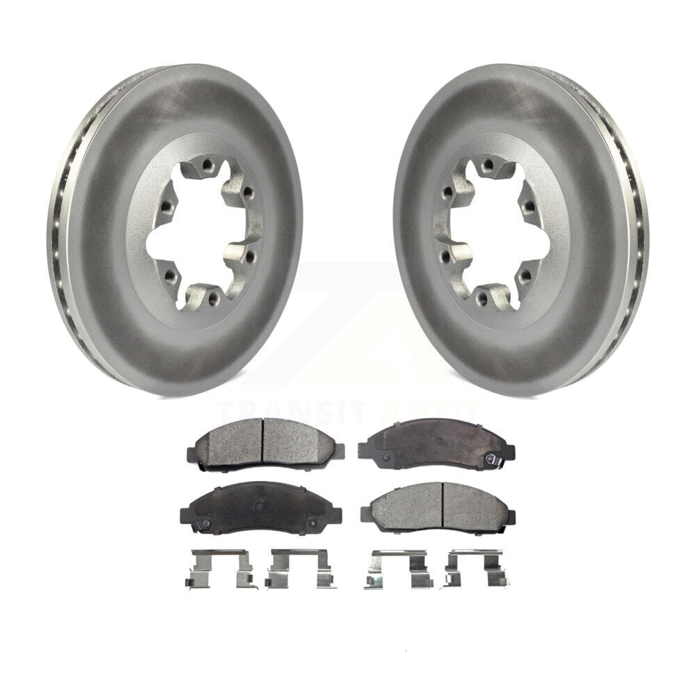 coated disc rotors and ceramic brake pads-kgt-100029 - Kit.bestparts.ca