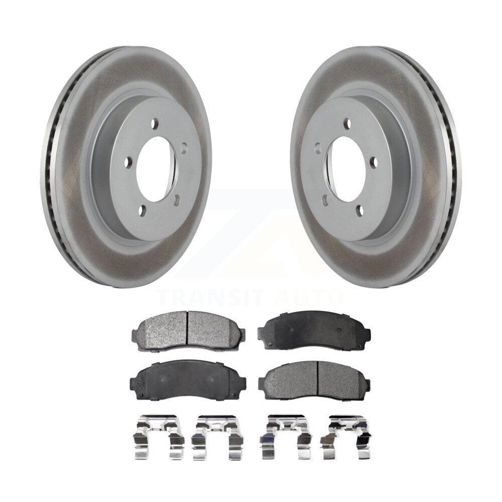 Coated Disc Rotors and Ceramic Brake Pads Kit-KGT-100086 - Kit.bestparts.ca