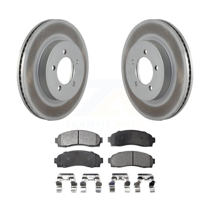 Coated Disc Rotors and Ceramic Brake Pads Kit-KGT-100086 - Kit.bestparts.ca