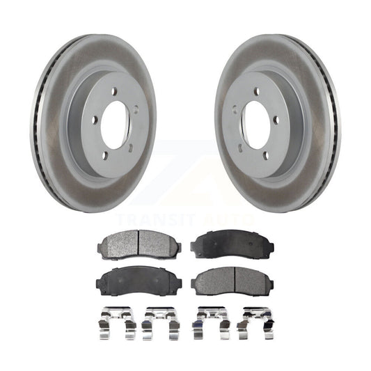 Coated Disc Rotors and Ceramic Brake Pads Kit-KGT-100086 - Kit.bestparts.ca