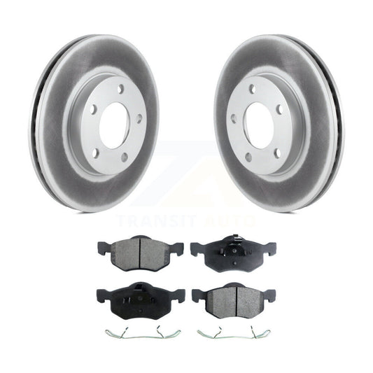 Coated Disc Rotors and Ceramic Brake Pads Kit-KGT-100087 - Kit.bestparts.ca
