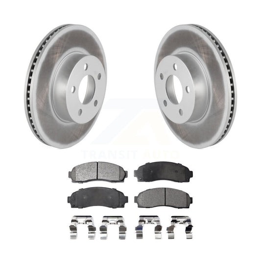 Coated Disc Rotors and Ceramic Brake Pads Kit-KGT-100088 - Kit.bestparts.ca