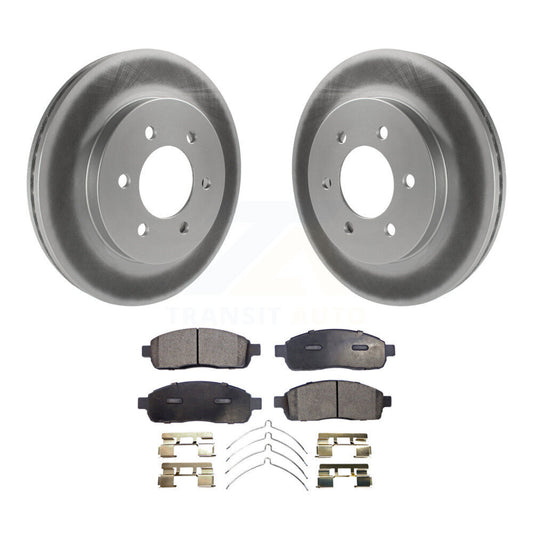 Coated Disc Rotors and Ceramic Brake Pads Kit-KGT-100092 - Kit.bestparts.ca