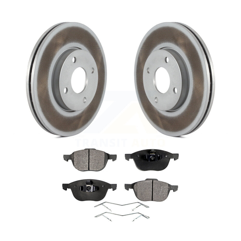 Coated Disc Rotors and Ceramic Brake Pads Kit-KGT-100104 - Kit.bestparts.ca