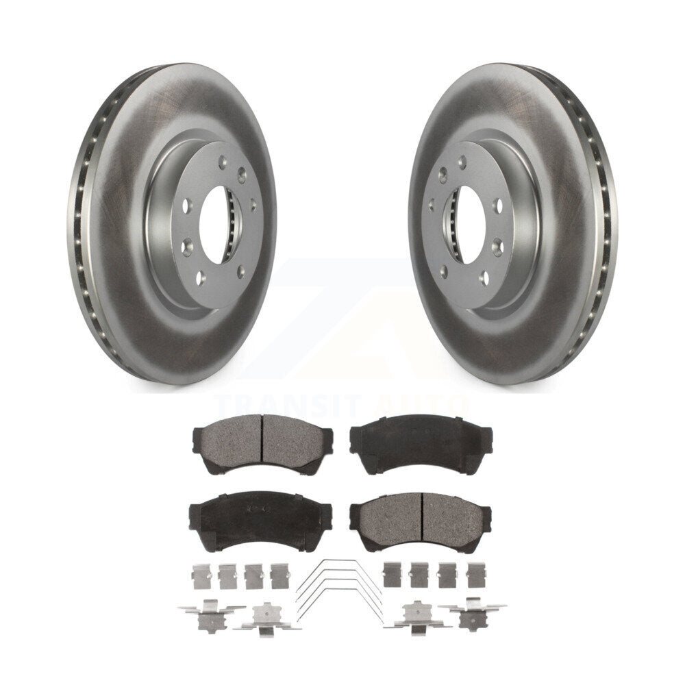 Coated Disc Rotors and Ceramic Brake Pads Kit-KGT-100106 - Kit.bestparts.ca