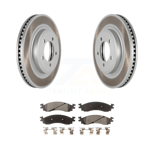 Coated Disc Rotors and Ceramic Brake Pads Kit-KGT-100107 - Kit.bestparts.ca