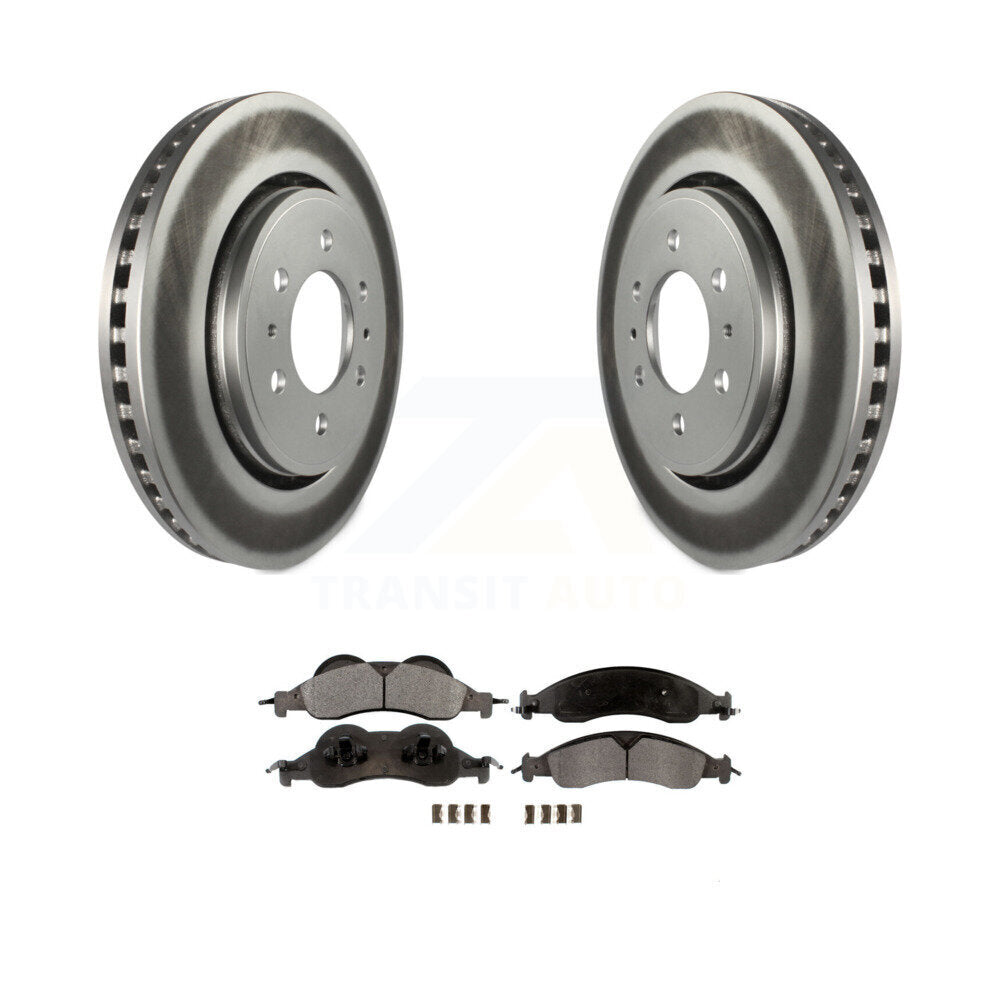 Coated Disc Rotors and Ceramic Brake Pads Kit-KGT-100109 - Kit.bestparts.ca