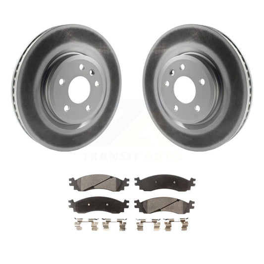 Coated Disc Rotors and Ceramic Brake Pads Kit-KGT-100117 - Kit.bestparts.ca