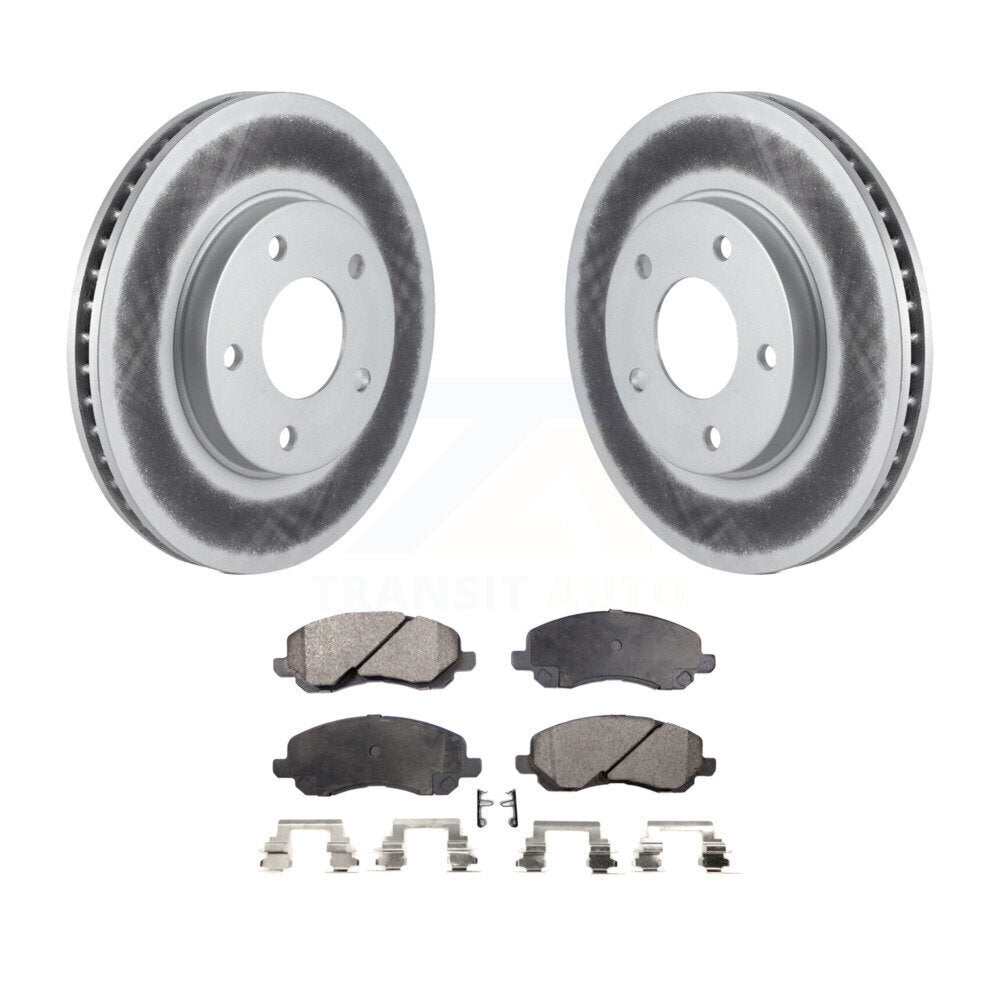 Coated Disc Rotors and Ceramic Brake Pads Kit-KGT-100145 - Kit.bestparts.ca