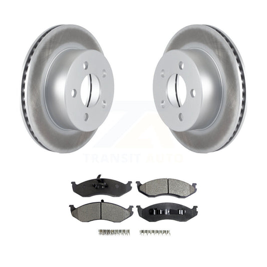 Coated Disc Rotors and Ceramic Brake Pads Kit-KGT-100146 - Kit.bestparts.ca