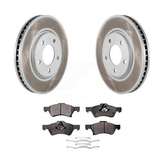 Coated Disc Rotors and Ceramic Brake Pads Kit-KGT-100153 - Kit.bestparts.ca