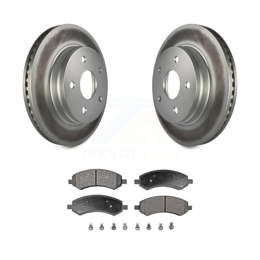 Coated Disc Rotors and Ceramic Brake Pads Kit-KGT-100154 - Kit.bestparts.ca