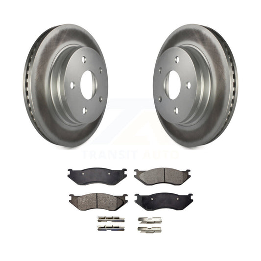 Coated Disc Rotors and Ceramic Brake Pads Kit-KGT-100155 - Kit.bestparts.ca