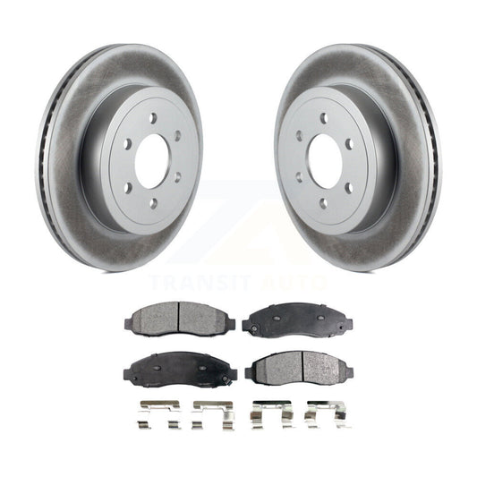 Coated Disc Rotors and Ceramic Brake Pads Kit-KGT-100157 - Kit.bestparts.ca