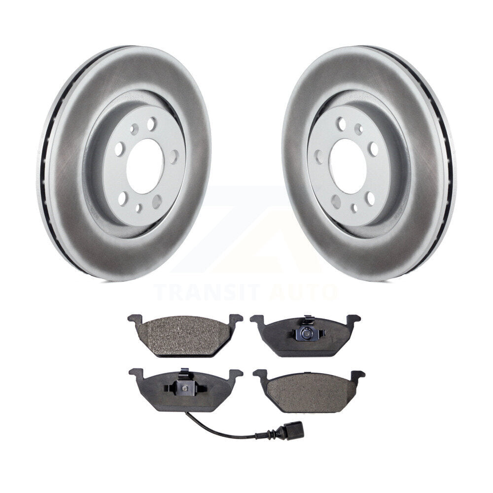Coated Disc Rotors and Ceramic Brake Pads Kit-KGT-100224 - Kit.bestparts.ca