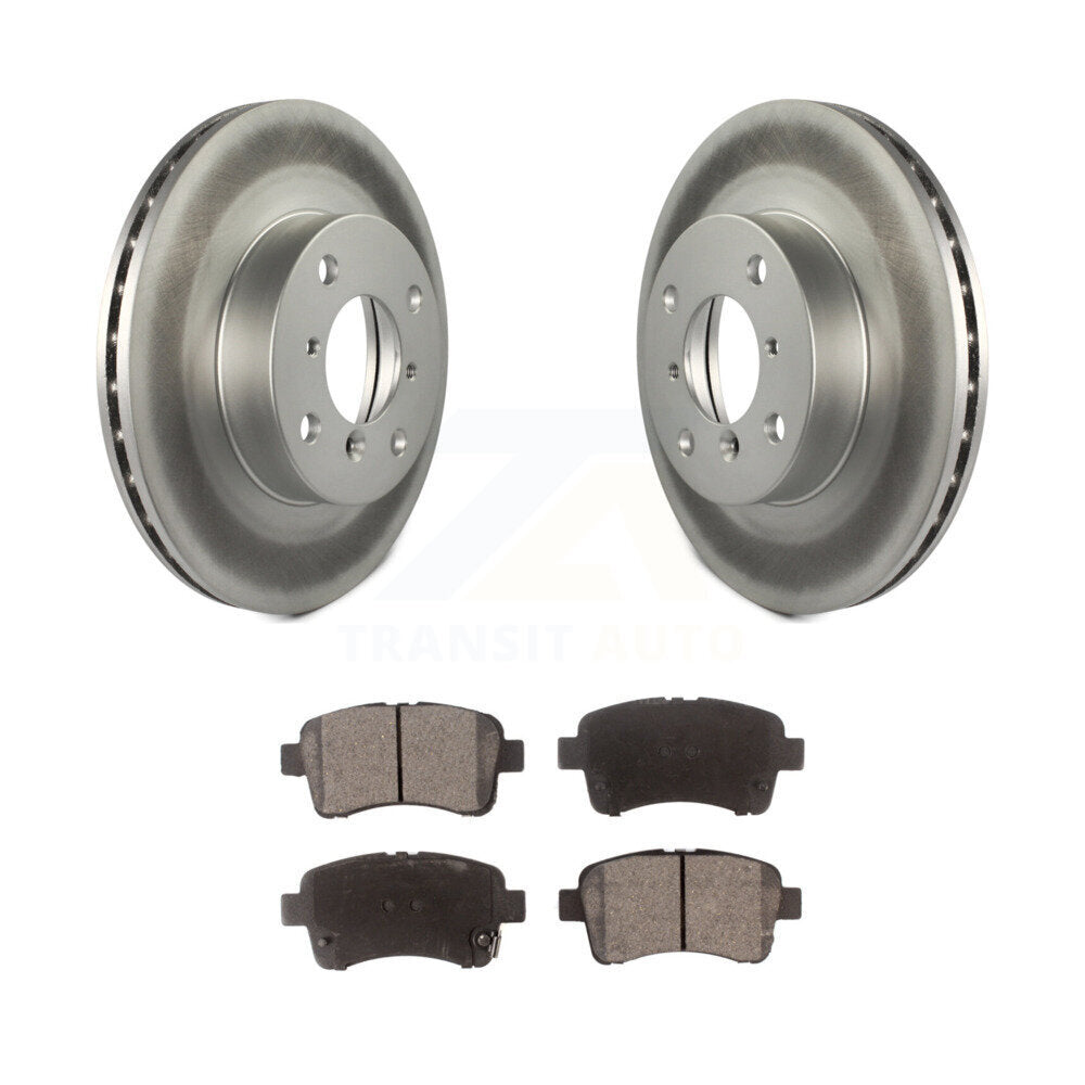 Coated Disc Rotors and Ceramic Brake Pads Kit-KGT-100261 - Kit.bestparts.ca