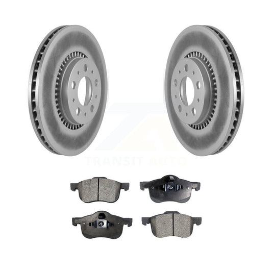 Coated Disc Rotors and Ceramic Brake Pads Kit-KGT-100266 - Kit.bestparts.ca