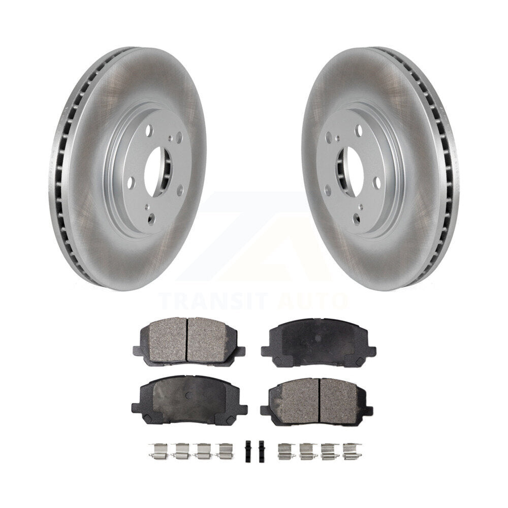 Coated Disc Rotors and Ceramic Brake Pads Kit-KGT-100299 - Kit.bestparts.ca