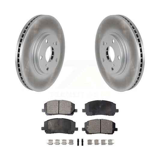 Coated Disc Rotors and Ceramic Brake Pads Kit-KGT-100299 - Kit.bestparts.ca