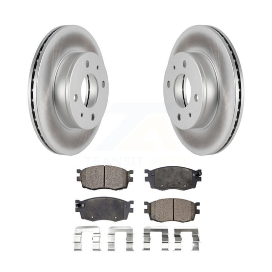 Coated Disc Rotors and Ceramic Brake Pads Kit-KGT-100302 - Kit.bestparts.ca
