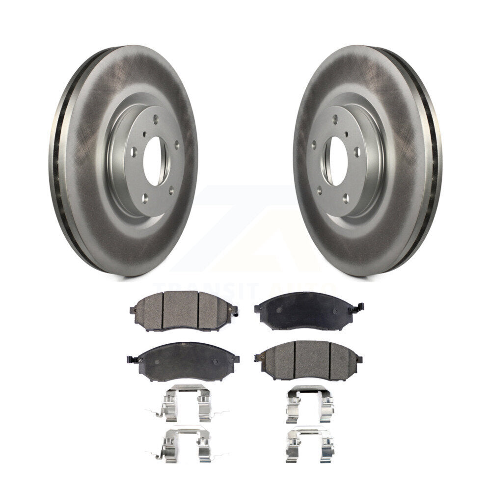 Coated Disc Rotors and Ceramic Brake Pads Kit-KGT-100318 - Kit.bestparts.ca