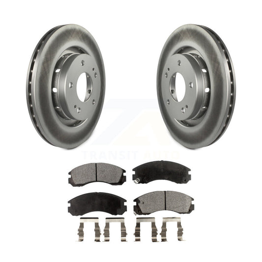Coated Disc Rotors and Ceramic Brake Pads Kit-KGT-100334 - Kit.bestparts.ca