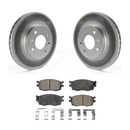 Coated Disc Rotors and Ceramic Brake Pads Kit-KGT-100356 - Kit.bestparts.ca