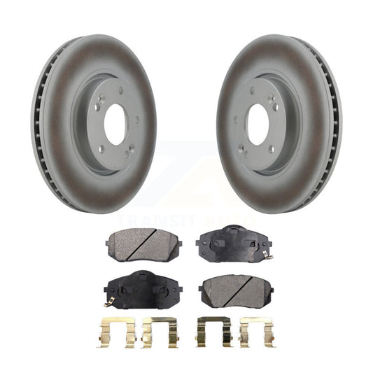 Coated Disc Rotors and Ceramic Brake Pads Kit-KGT-100360 - Kit.bestparts.ca