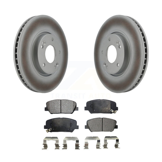 Coated Disc Rotors and Ceramic Brake Pads Kit-KGT-100362 - Kit.bestparts.ca