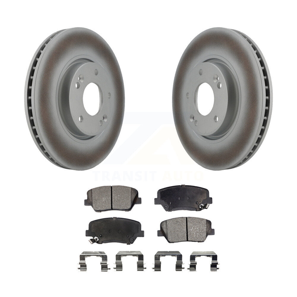 Coated Disc Rotors and Ceramic Brake Pads Kit-KGT-100363 - Kit.bestparts.ca