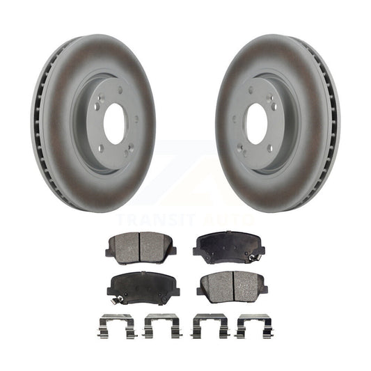 Coated Disc Rotors and Ceramic Brake Pads Kit-KGT-100363 - Kit.bestparts.ca