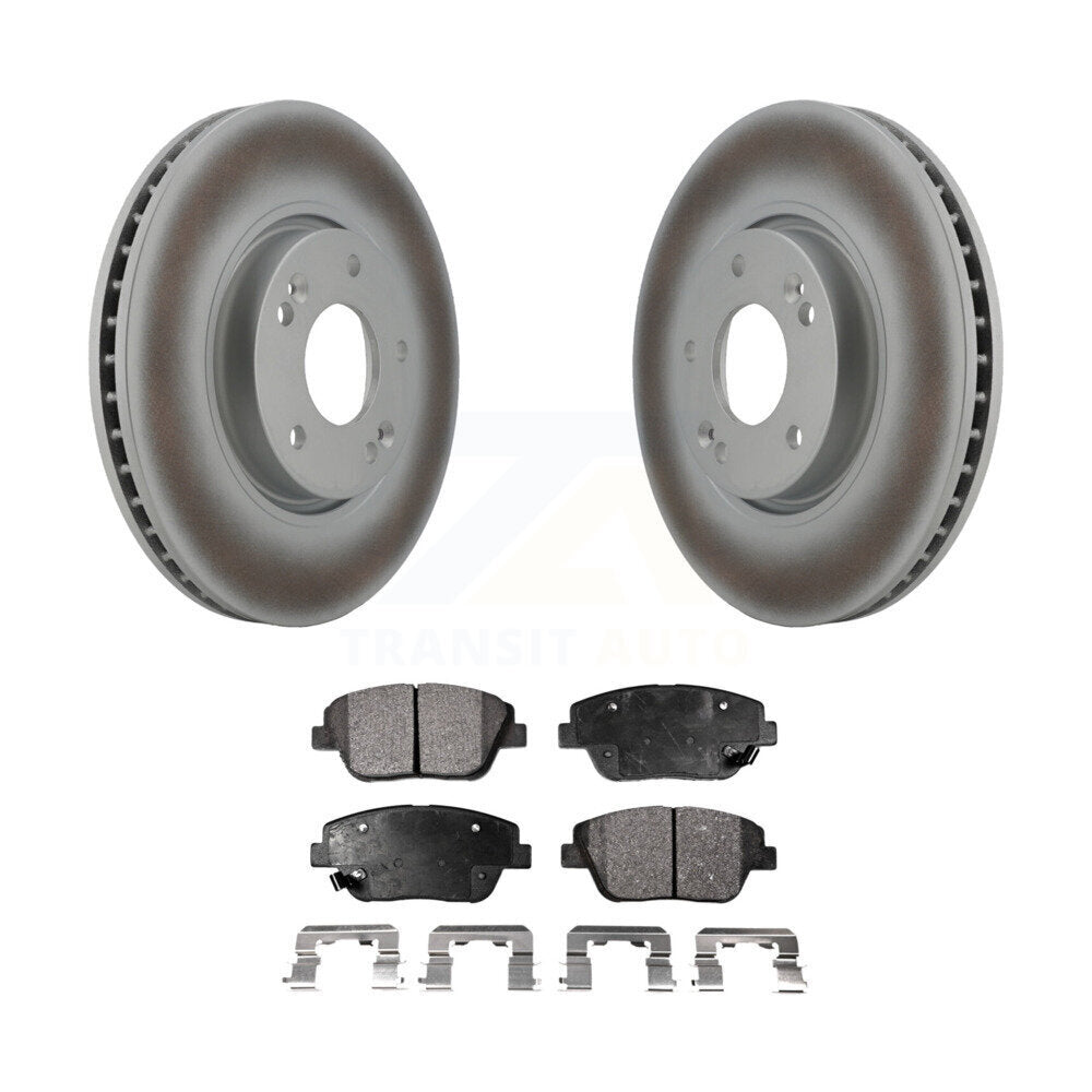 Coated Disc Rotors and Ceramic Brake Pads Kit-KGT-100364 - Kit.bestparts.ca