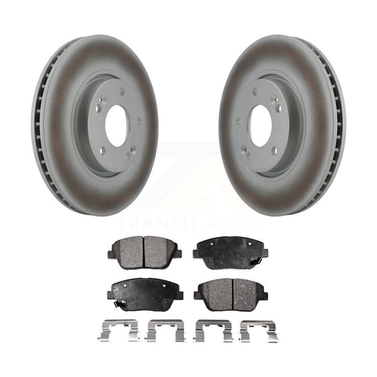 Coated Disc Rotors and Ceramic Brake Pads Kit-KGT-100364 - Kit.bestparts.ca