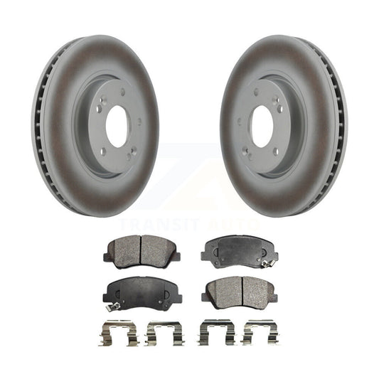 Coated Disc Rotors and Ceramic Brake Pads Kit-KGT-100366 - Kit.bestparts.ca