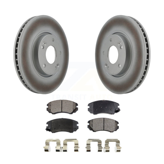 Coated Disc Rotors and Ceramic Brake Pads Kit-KGT-100371 - Kit.bestparts.ca