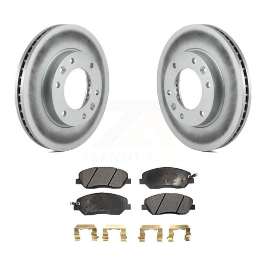 Coated Disc Rotors and Ceramic Brake Pads Kit-KGT-100374 - Kit.bestparts.ca