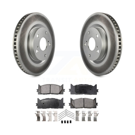 Coated Disc Rotors and Ceramic Brake Pads Kit-KGT-100377 - Kit.bestparts.ca