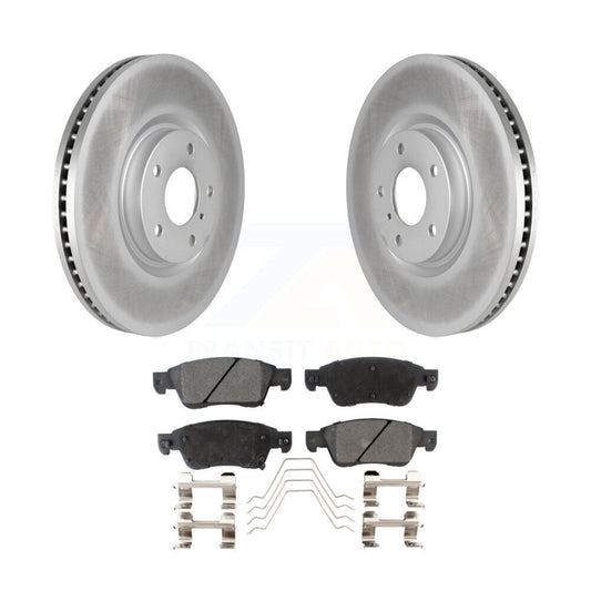 Coated Disc Rotors and Ceramic Brake Pads Kit-KGT-100407 - Kit.bestparts.ca