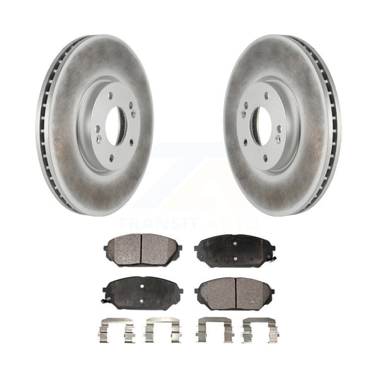 Coated Disc Rotors and Ceramic Brake Pads Kit-KGT-100422 - Kit.bestparts.ca