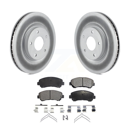 Coated Disc Rotors and Ceramic Brake Pads Kit-KGT-100424 - Kit.bestparts.ca
