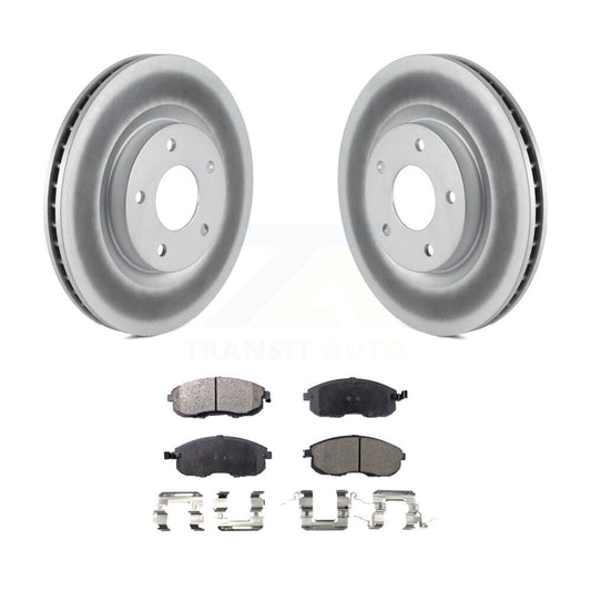Coated Disc Rotors and Ceramic Brake Pads Kit-KGT-100425 - Kit.bestparts.ca
