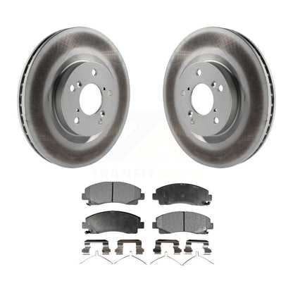 Coated Disc Rotors and Ceramic Brake Pads Kit-KGT-100455 - Kit.bestparts.ca