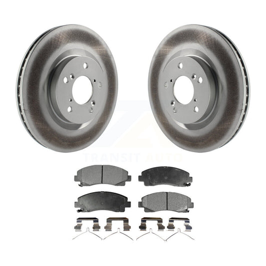 Coated Disc Rotors and Ceramic Brake Pads Kit-KGT-100455 - Kit.bestparts.ca