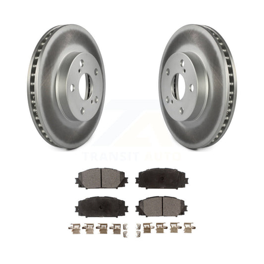 Coated Disc Rotors and Ceramic Brake Pads Kit-KGT-100457 - Kit.bestparts.ca