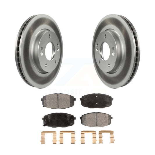 Coated Disc Rotors and Ceramic Brake Pads Kit-KGT-100458 - Kit.bestparts.ca
