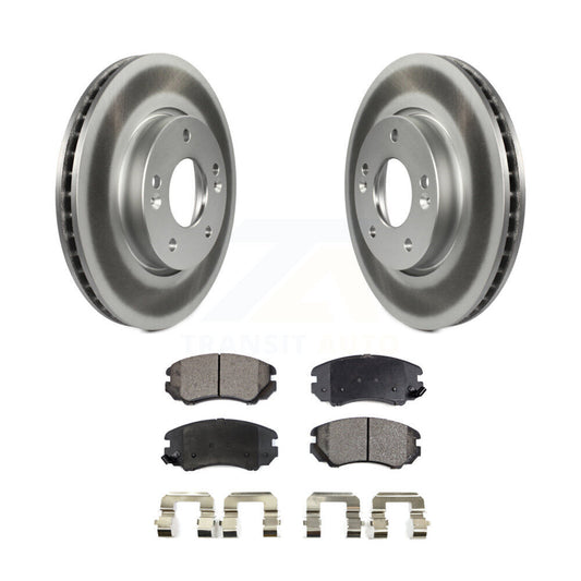 Coated Disc Rotors and Ceramic Brake Pads Kit-KGT-100460 - Kit.bestparts.ca