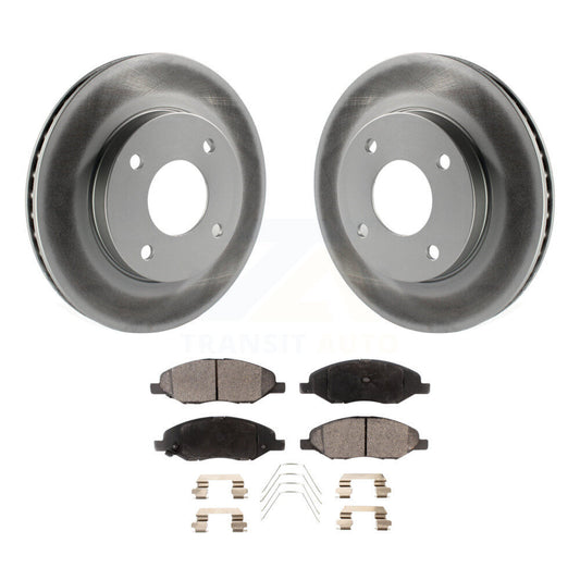 Coated Disc Rotors and Ceramic Brake Pads Kit-KGT-100461 - Kit.bestparts.ca