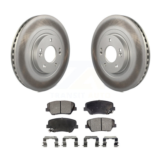 Coated Disc Rotors and Ceramic Brake Pads Kit-KGT-100513 - Kit.bestparts.ca