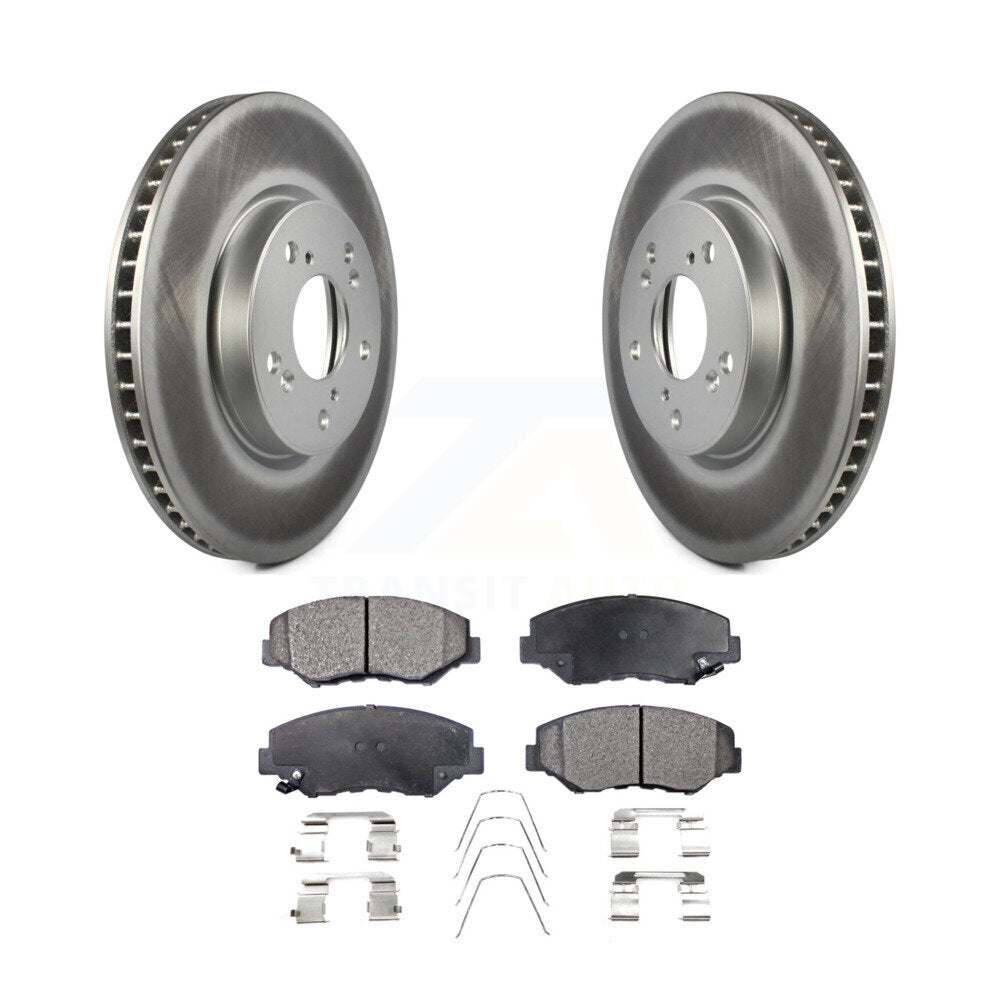 Coated Disc Rotors and Ceramic Brake Pads Kit-KGT-100520 - Kit.bestparts.ca